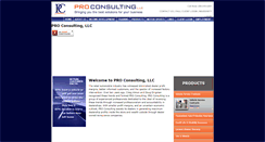 Desktop Screenshot of proconsultingllc.com