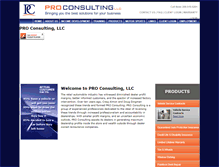 Tablet Screenshot of proconsultingllc.com